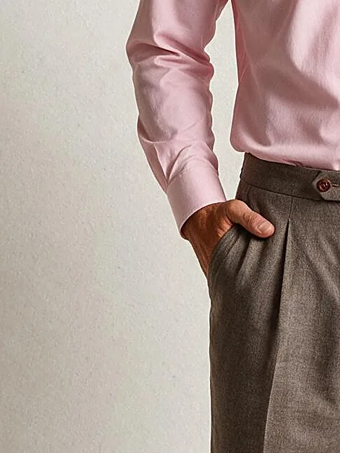 Pale Pink Shirt, cuff detail