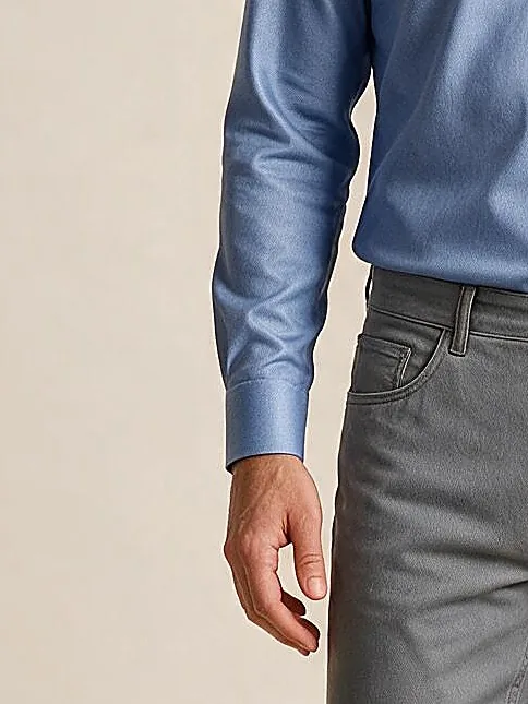 Light Blue Shirt in Ruki, cuff detail