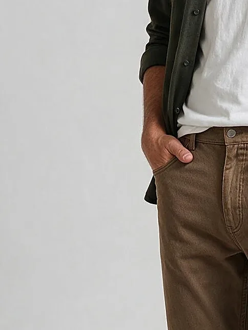 Olive Green Shirt, cuff detail
