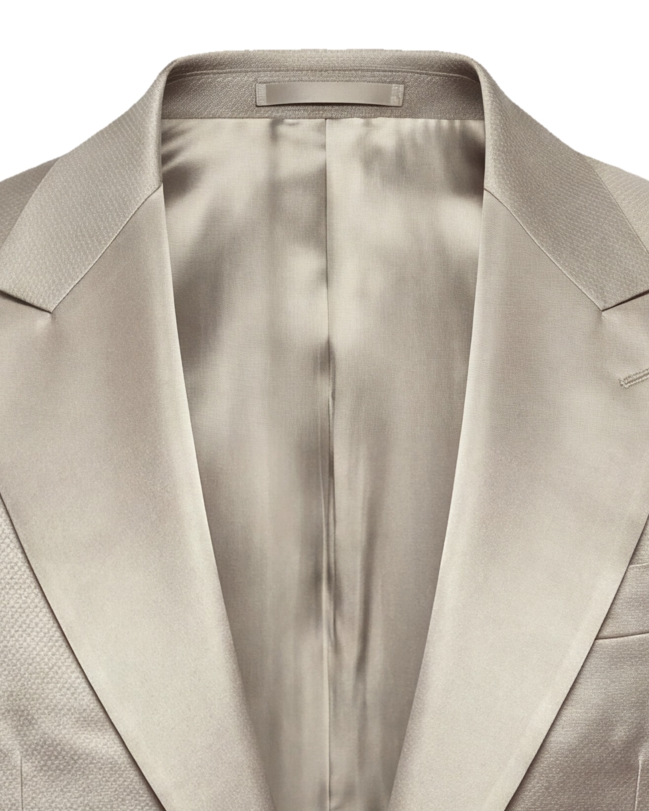 Off-white uld jacquard smoking, detalje af kraven