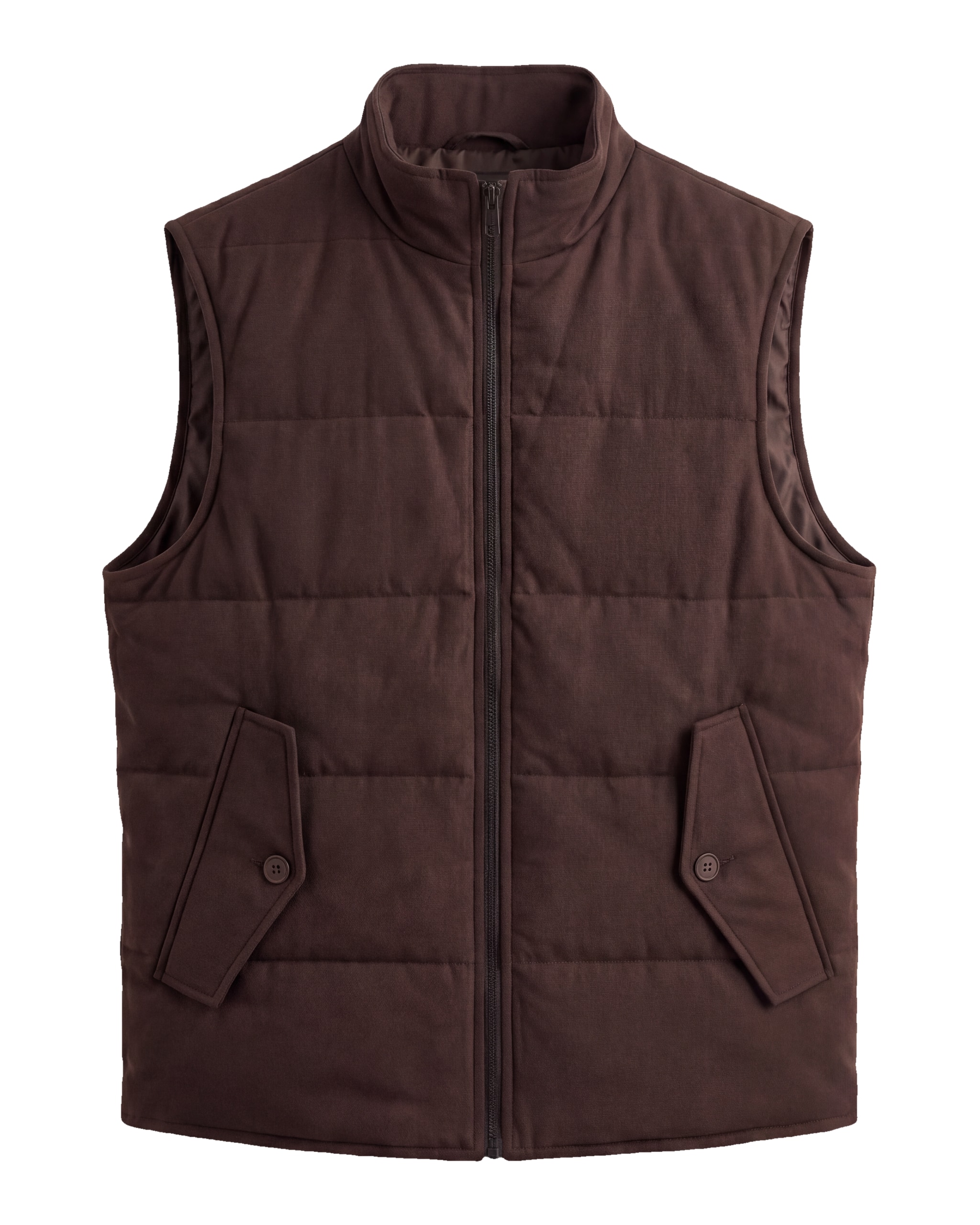 Brown Panelled Gilet