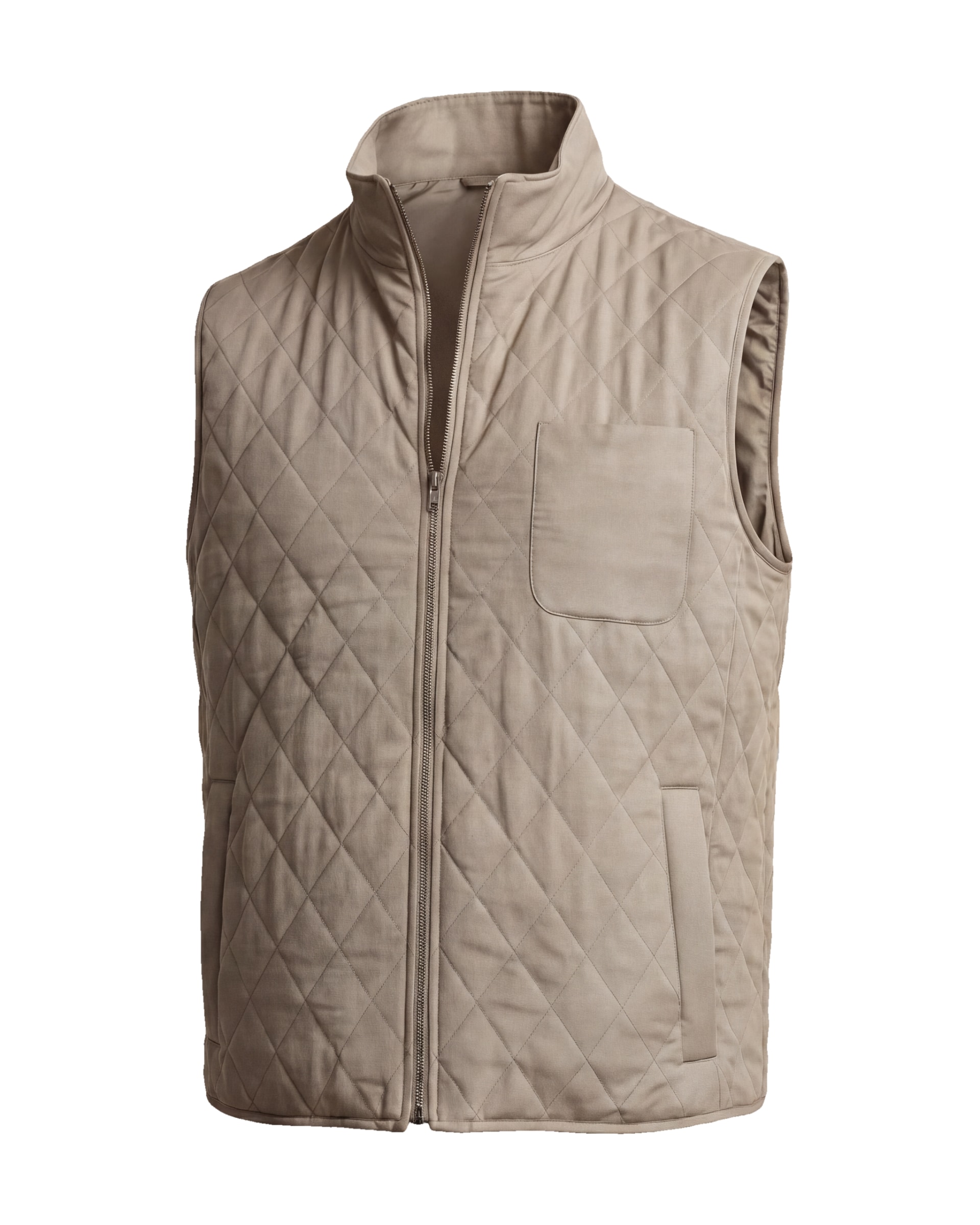 Stenfarvet quiltet vest, Stenfarvet quiltet gilet