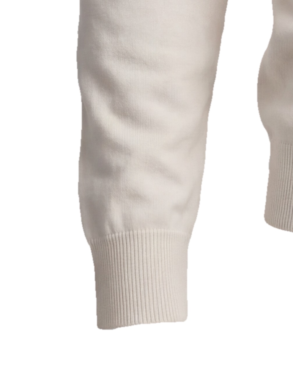 Off-White Merino Uld Polo, detalje af manchetten