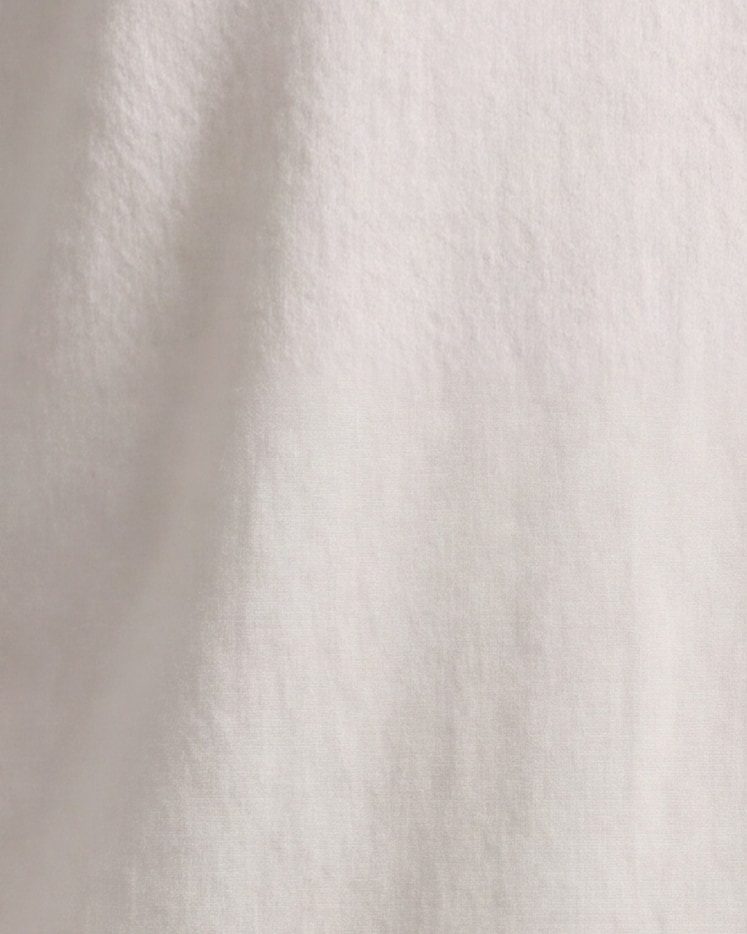 Off-White Merino Wool Crew-Neck, fabric close-up
