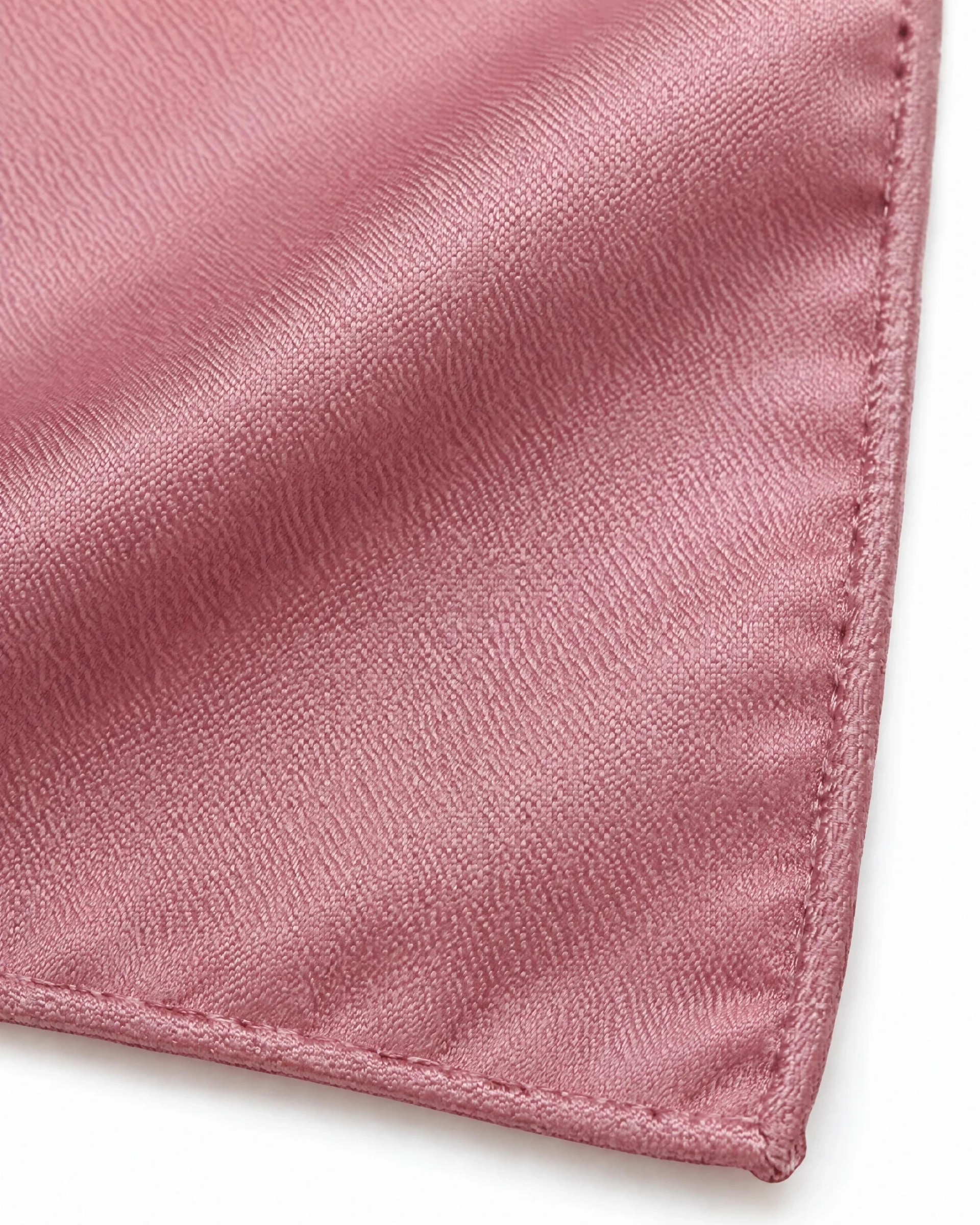 Pastelrosa lommetørklæde i silke, Pastel klud
