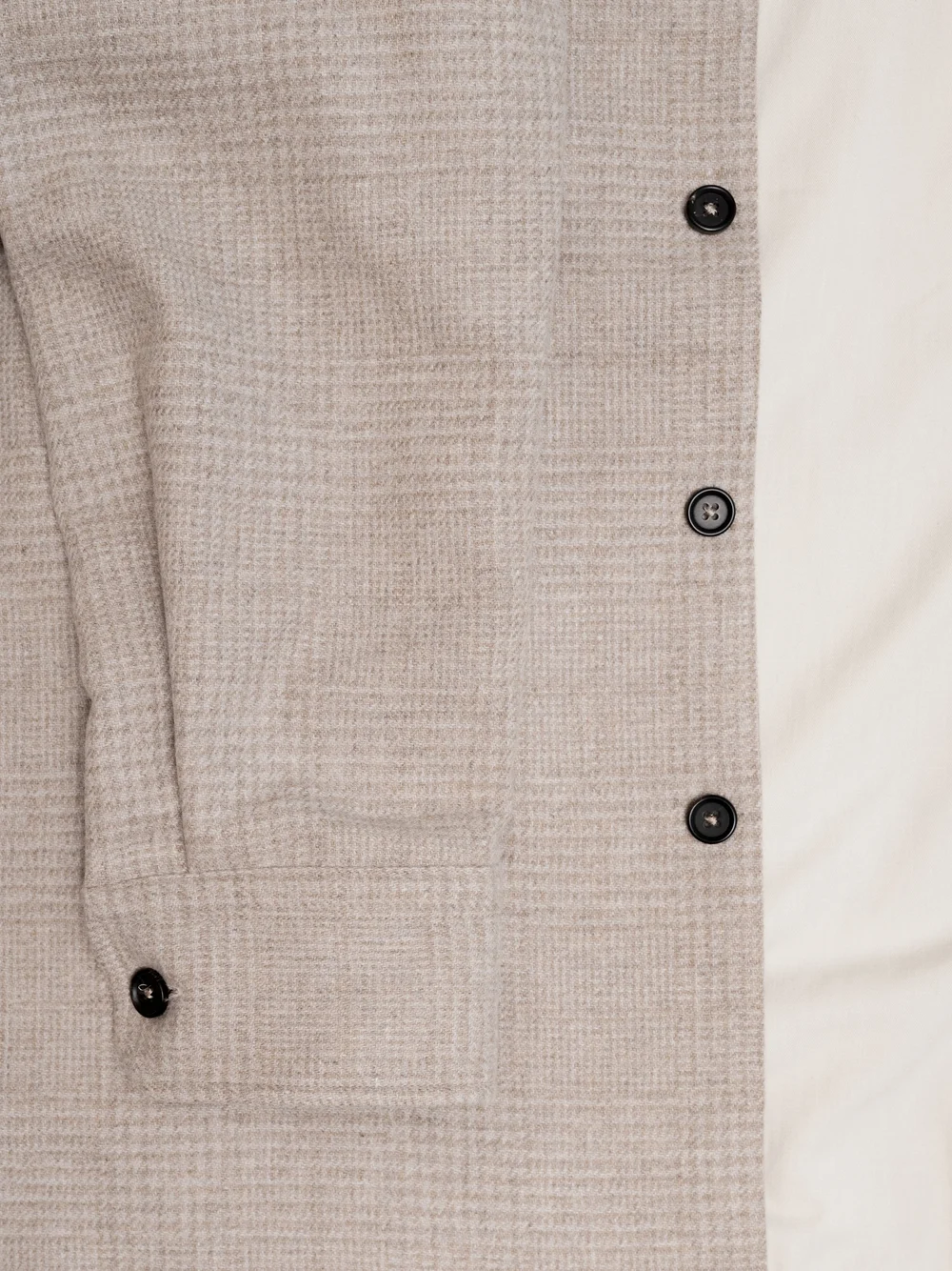 Detail of an overshirt from House of Vinterberg