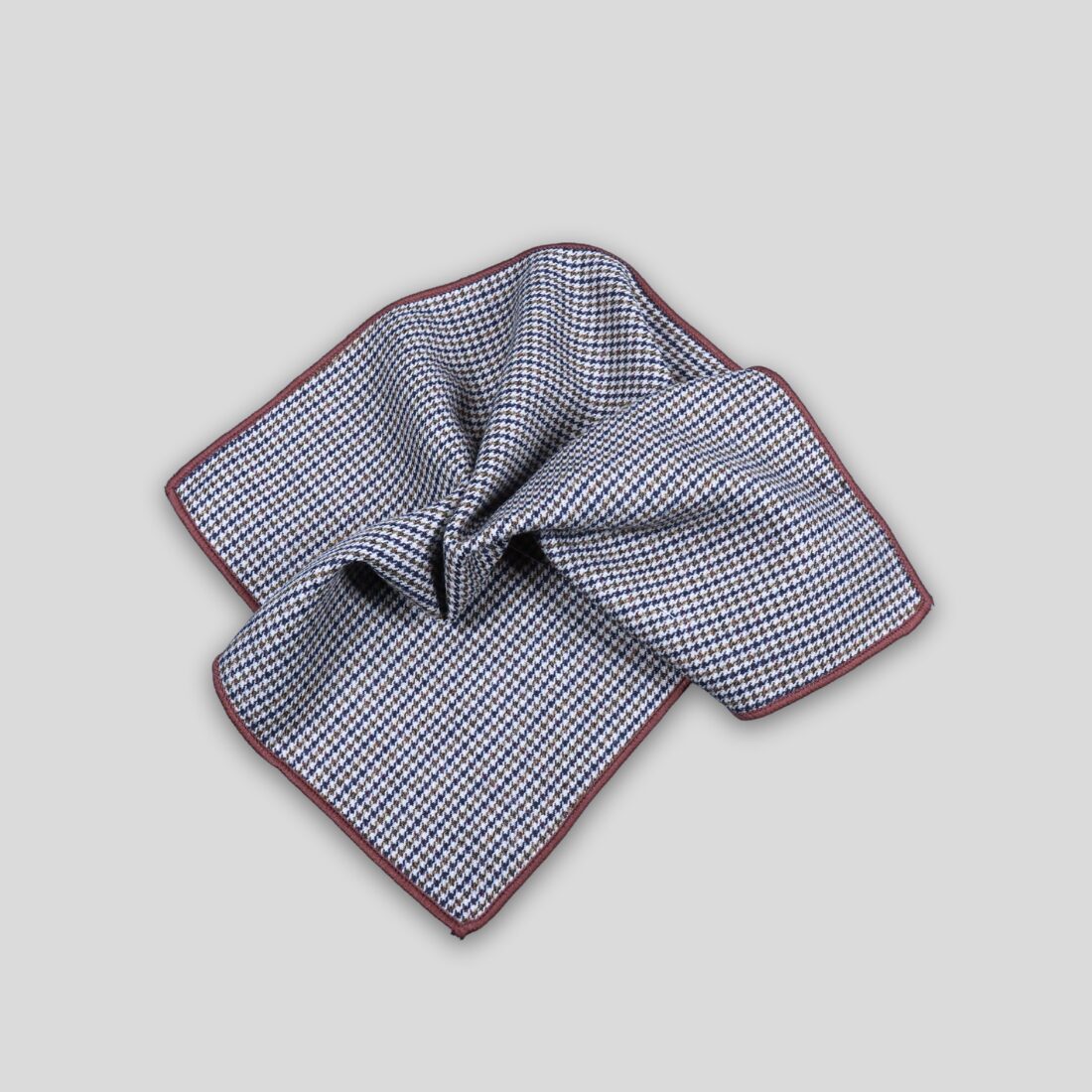 Brown Silk Pocket Square
