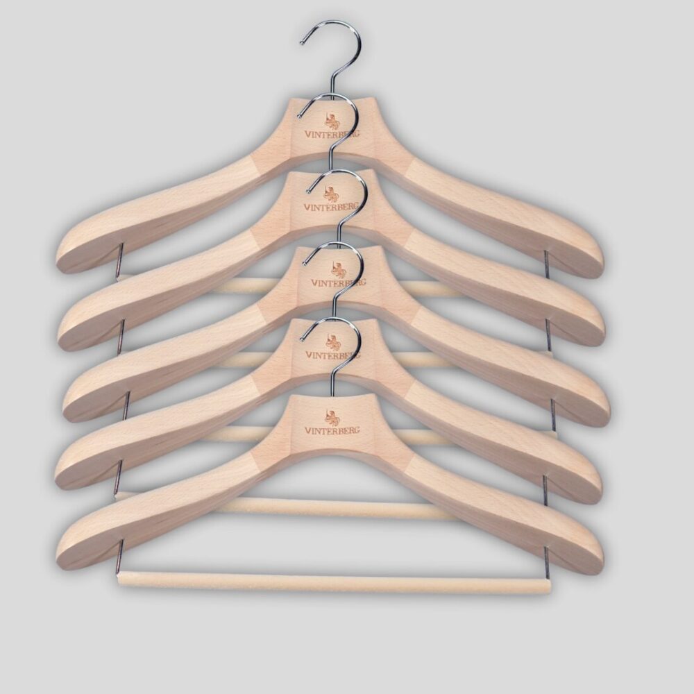 Wooden Hangers - 5 Pack