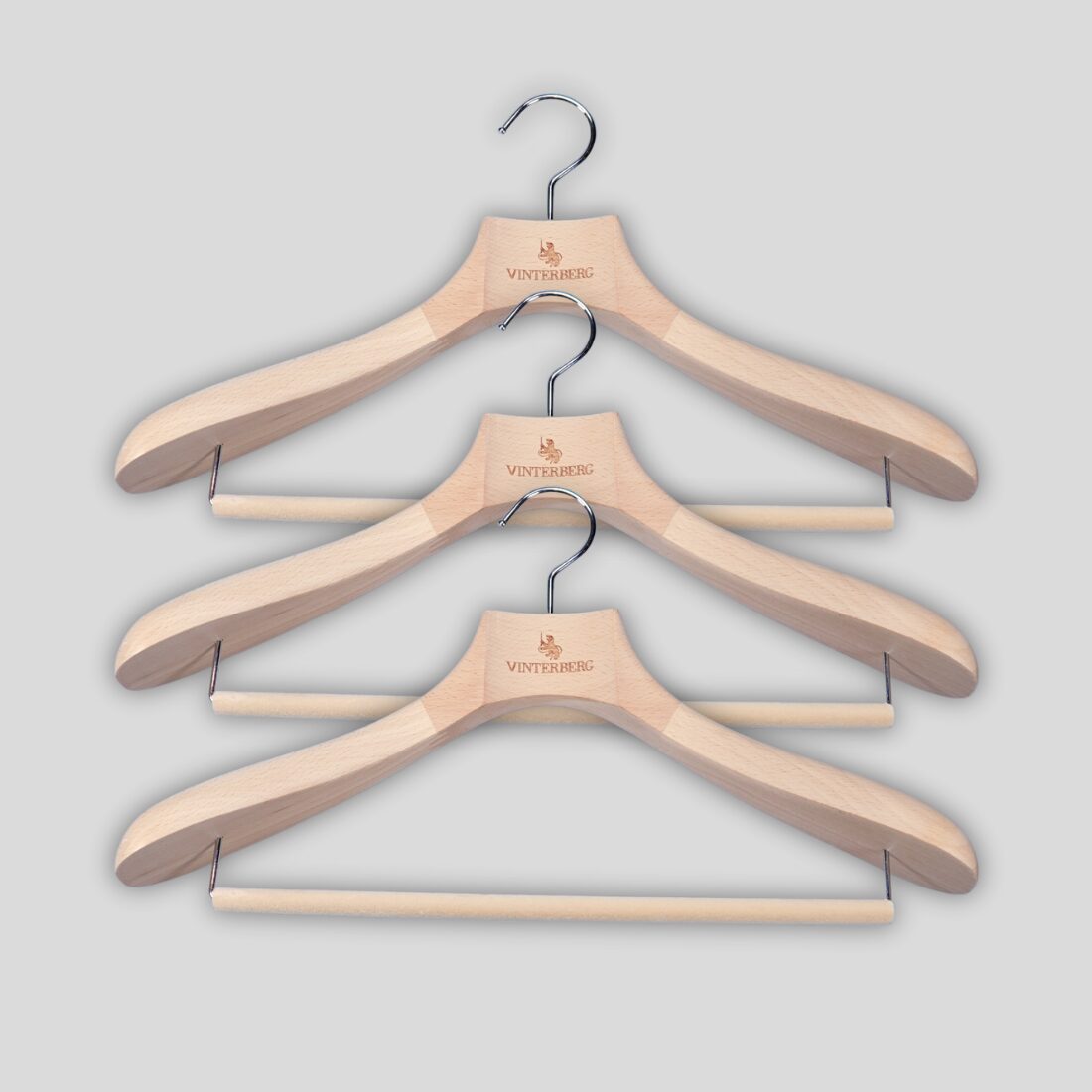 Wooden Hangers - 3 Pack