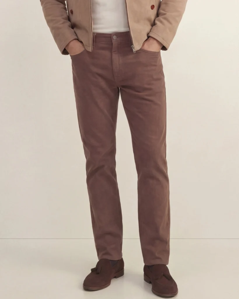 Brune bomulds-chinos