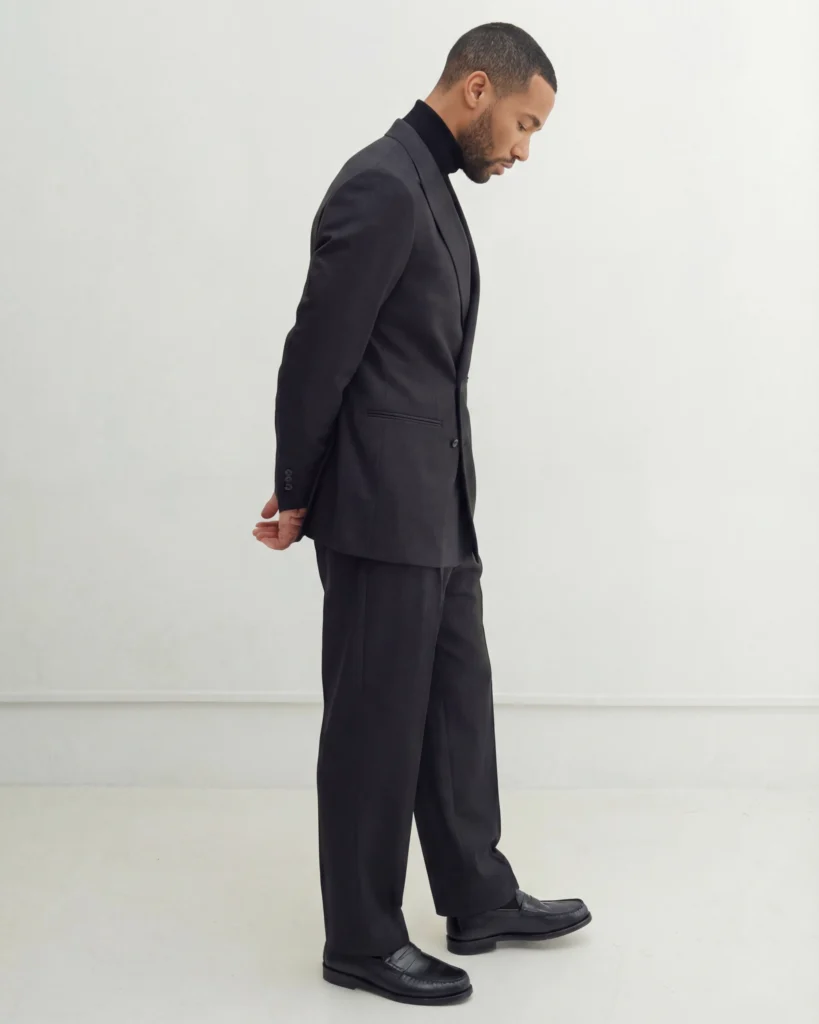 Black Double Breasted Jacket