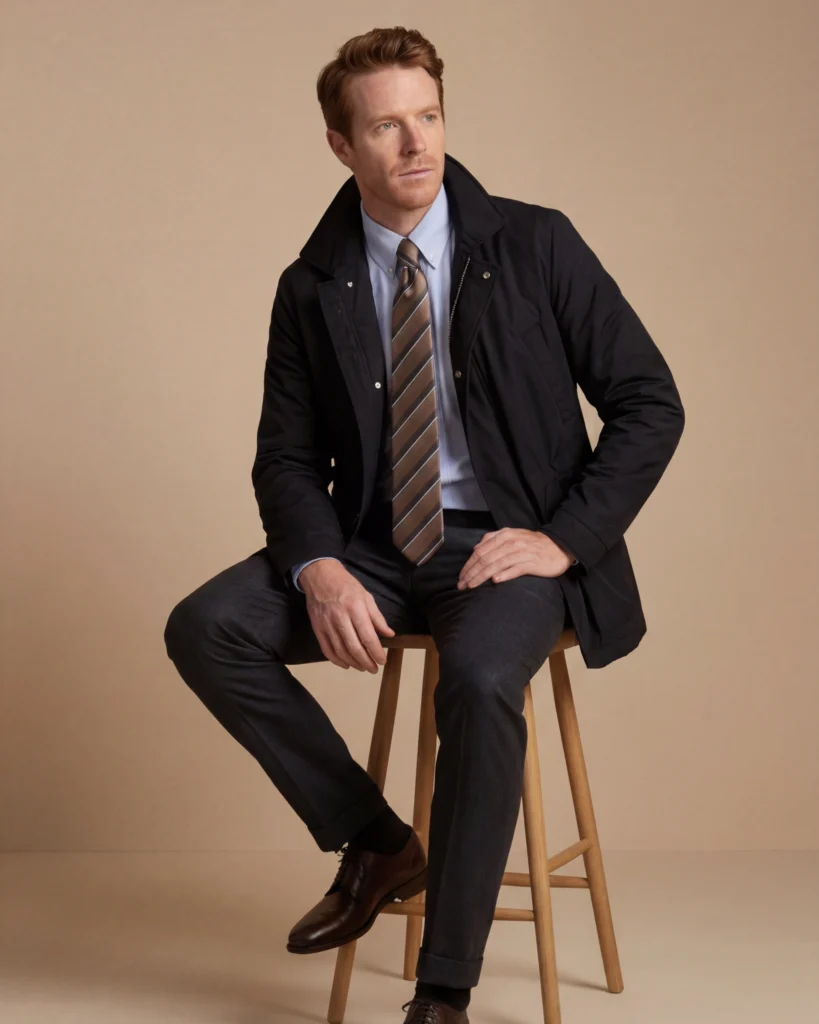 Feltjakke - sort (2)