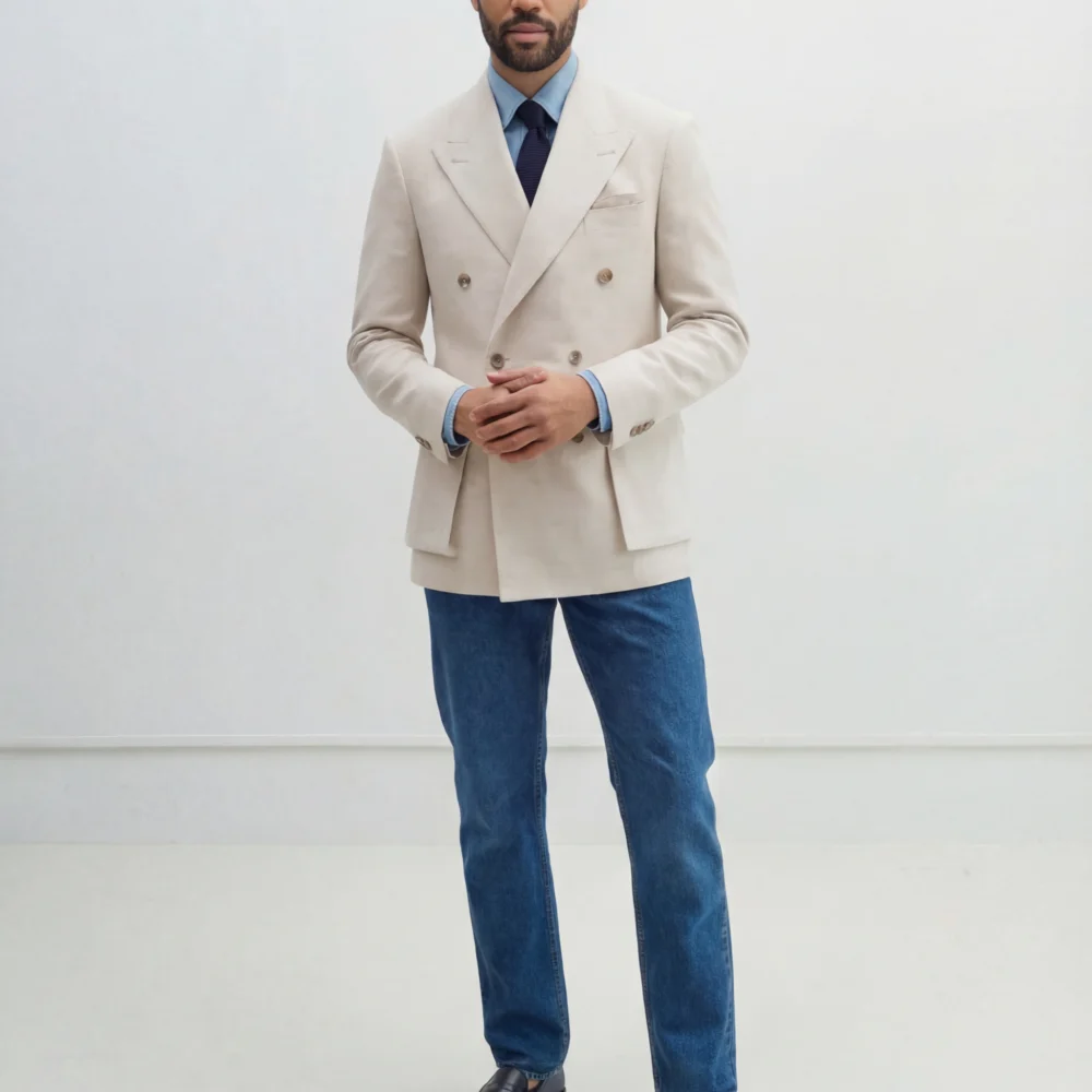 Stone Wash Herrejeans