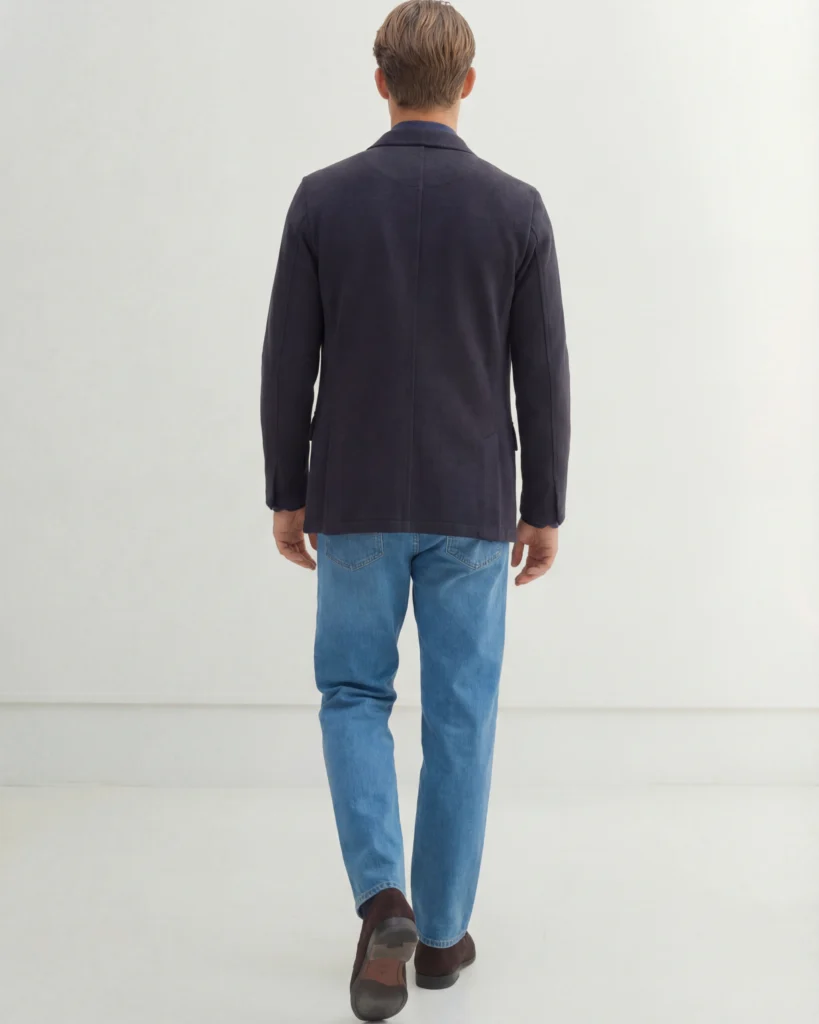 Bleach-washed Herrejeans