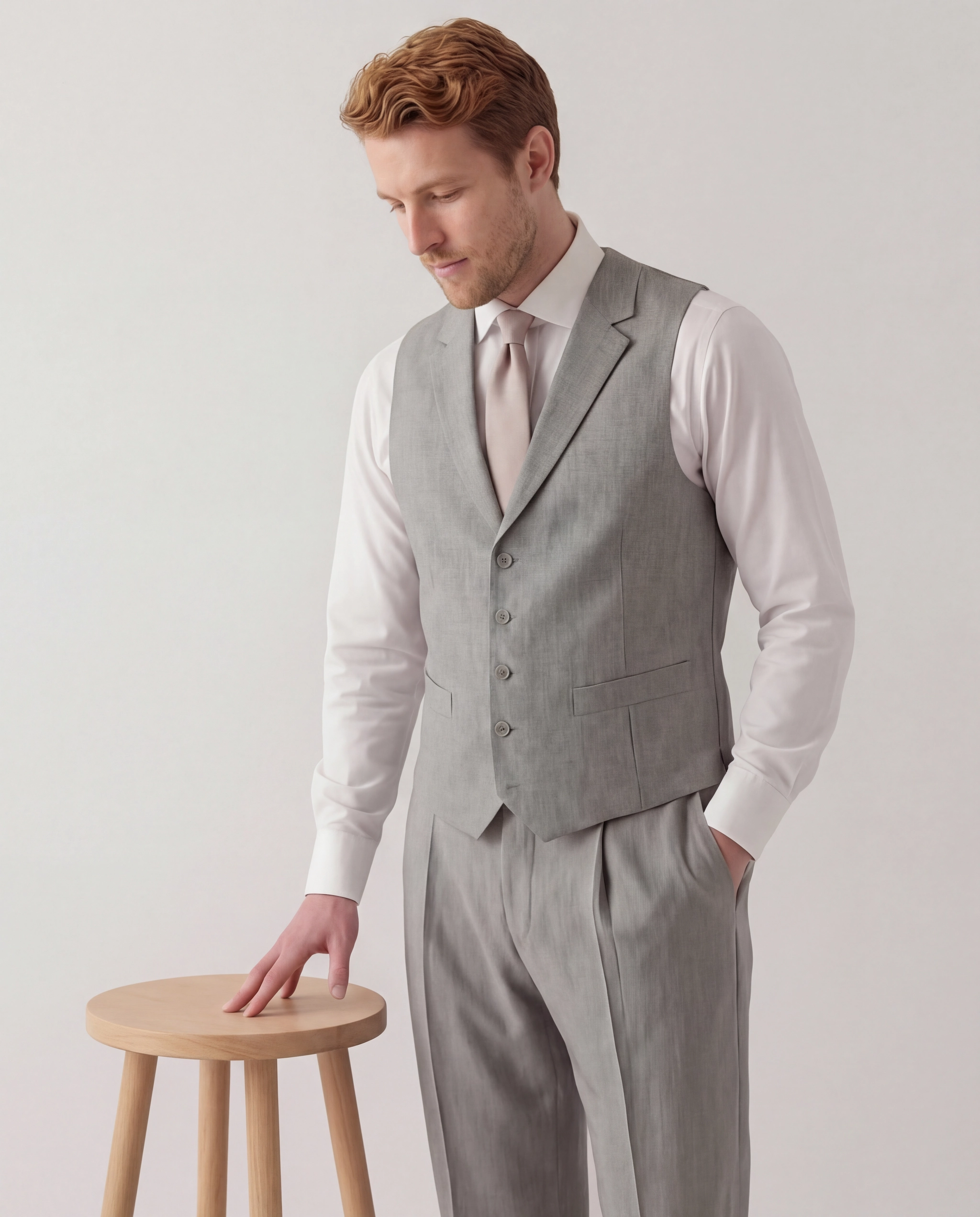 Light Grey Waistcoat