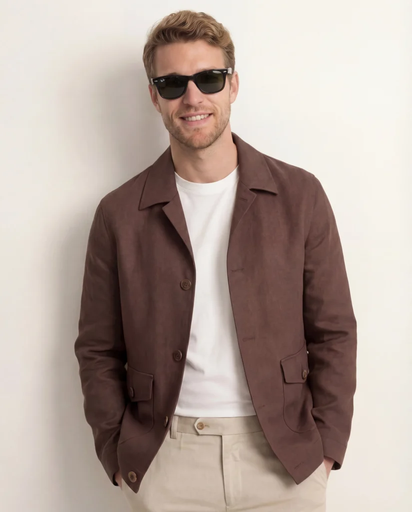 Hvid Bomulds-T-shirt