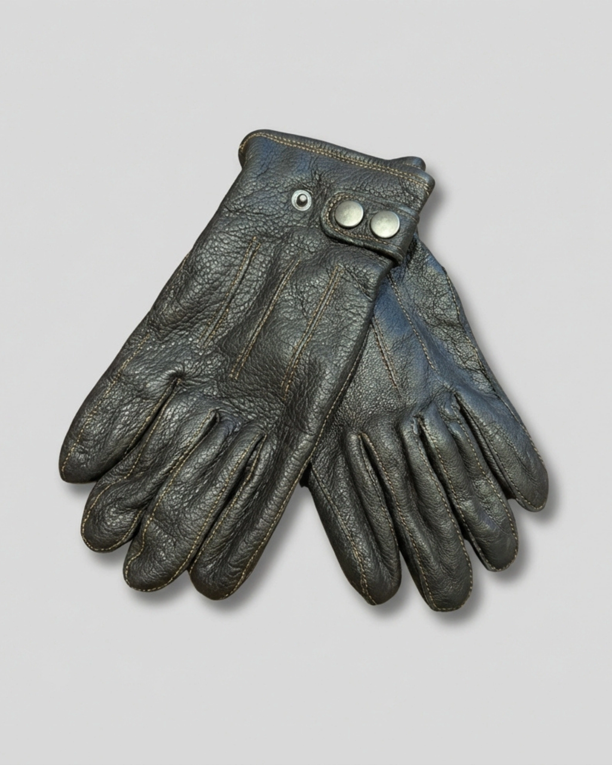 Brown Leather Gloves