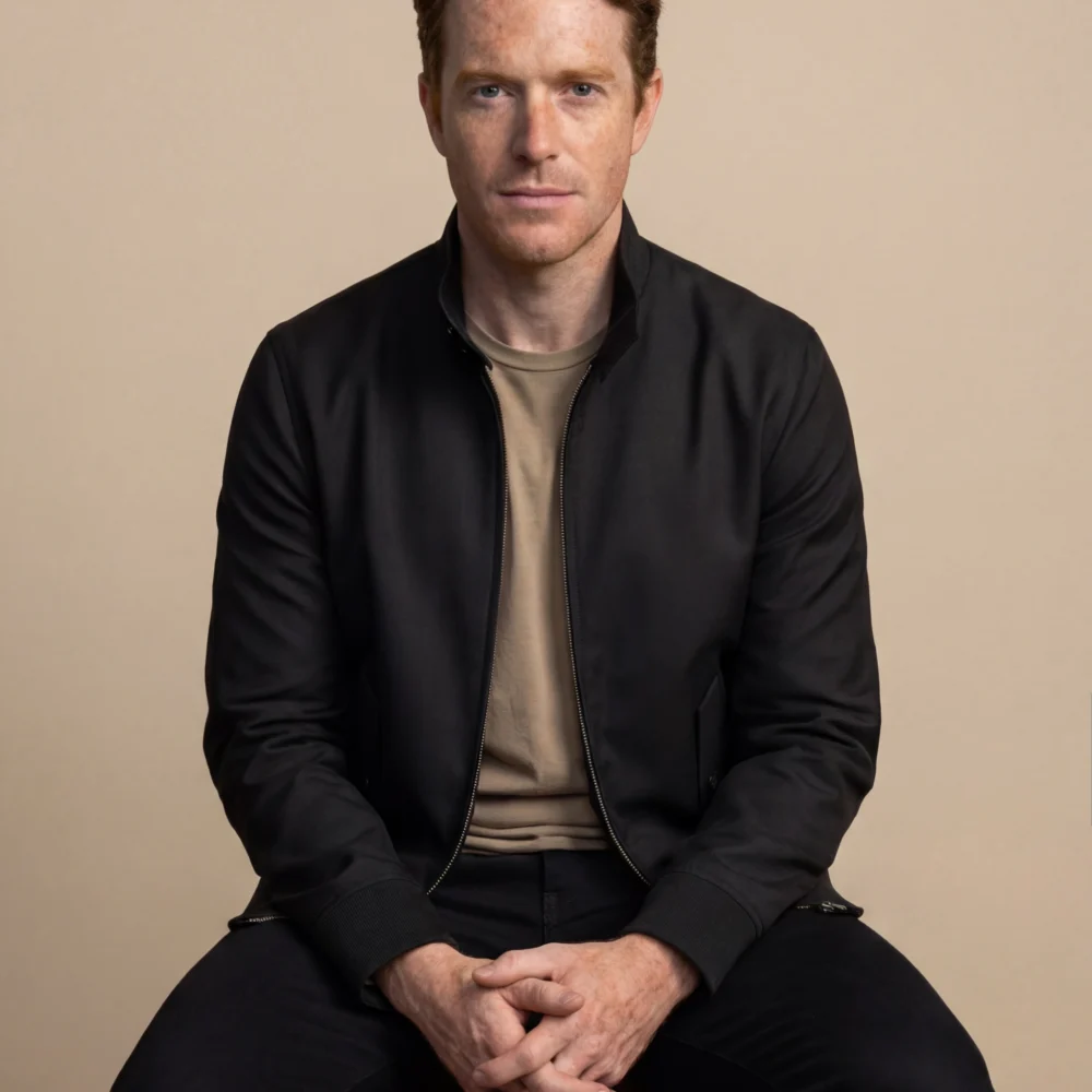 Sort Harrington-jakke