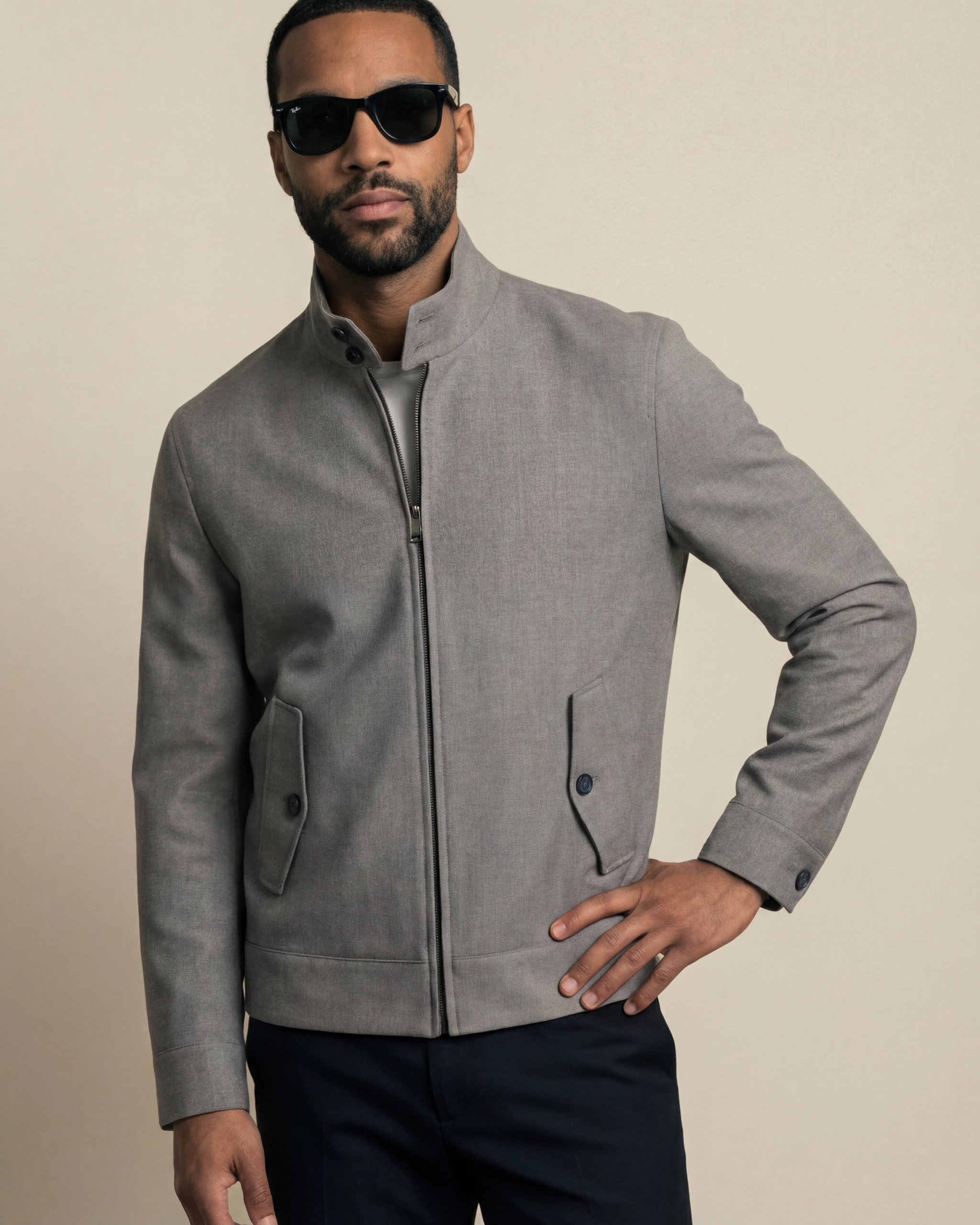 Grey Harrington Jacket