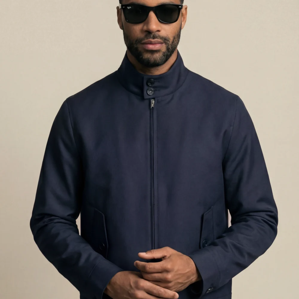 Navy Harrington-jakke