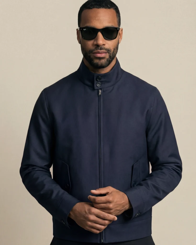 Navy Harrington-jakke