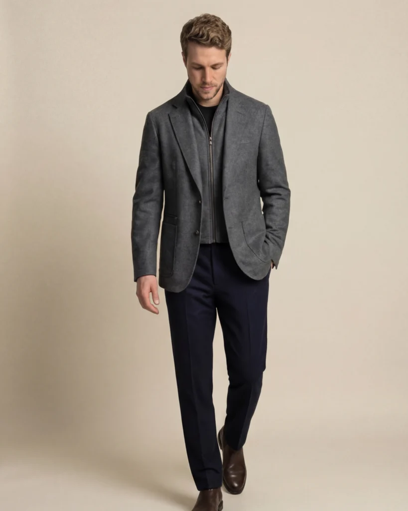 Charcoal Hybrid Jacket