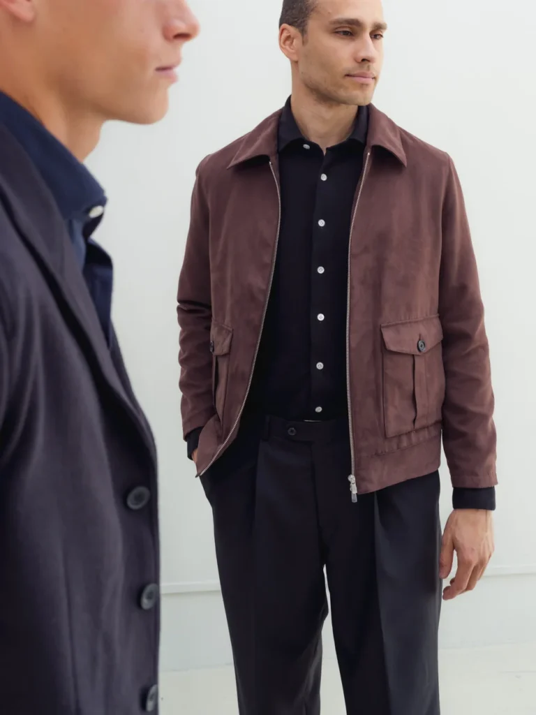 Brown Suede Flight Jacket