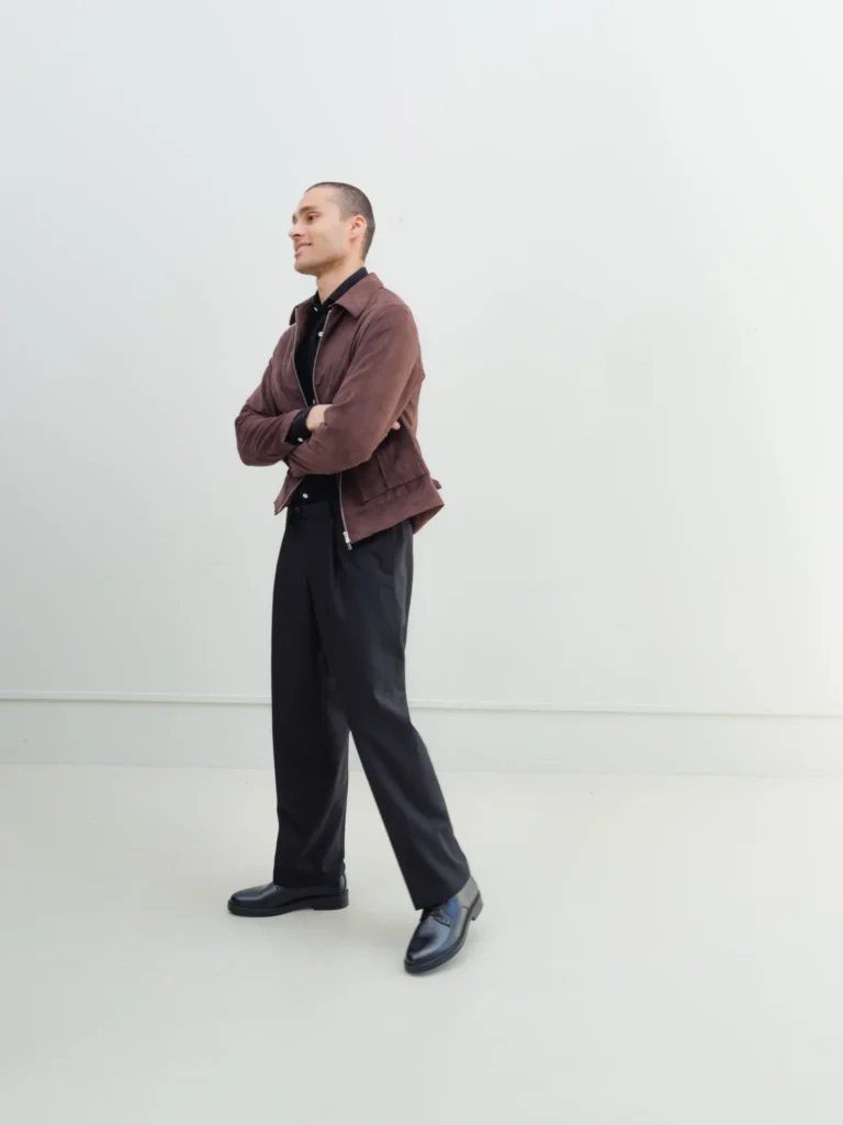 Brown Suede Flight Jacket