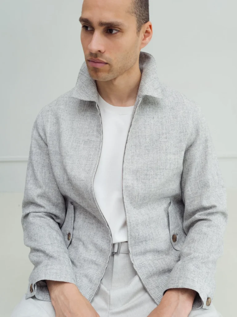 Grå premium flight jacket