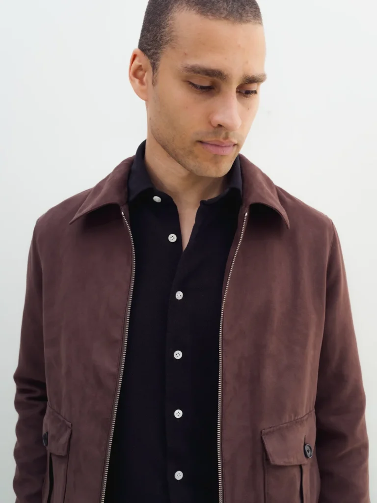Brown Suede Flight Jacket