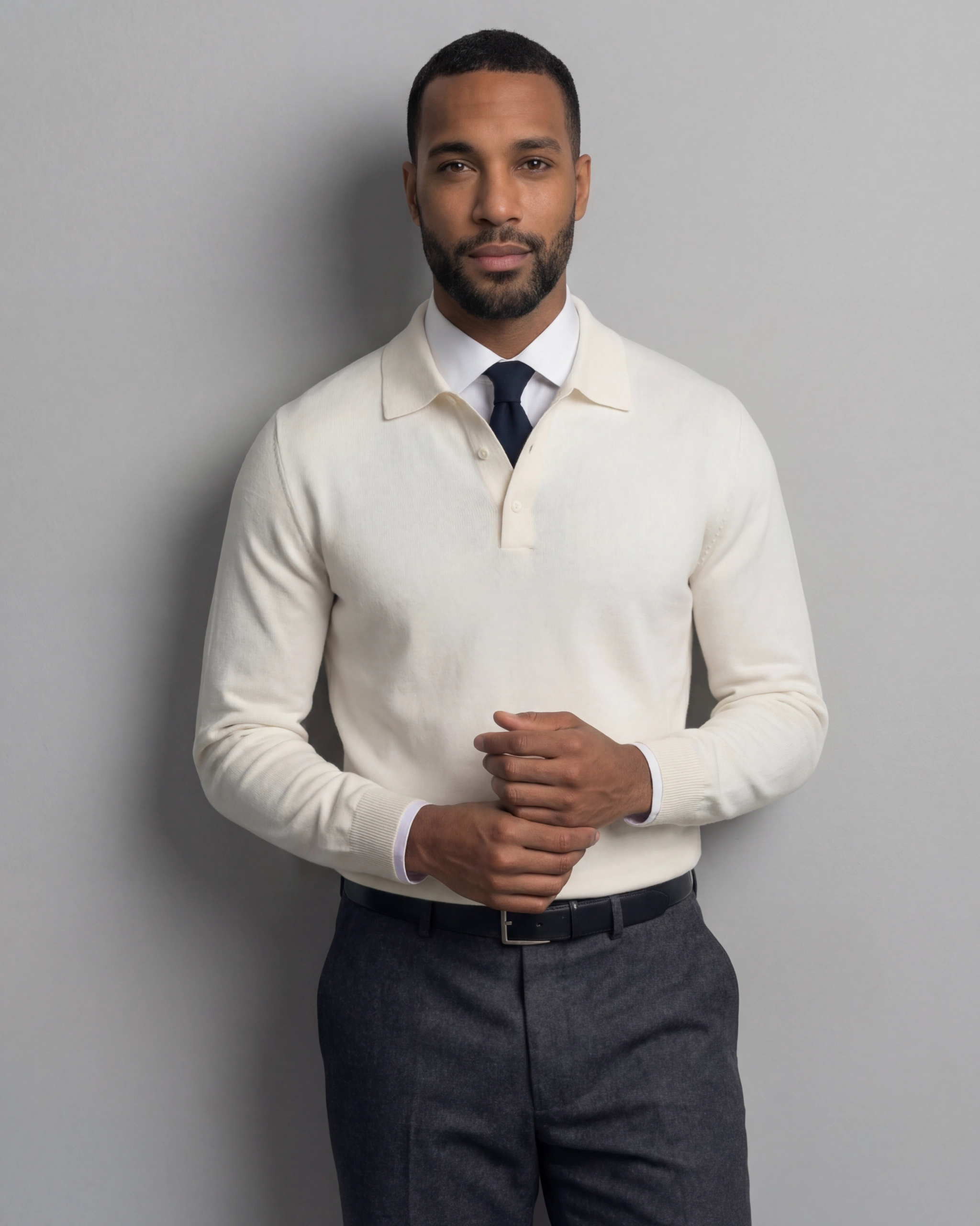 Off-White Merino Polo