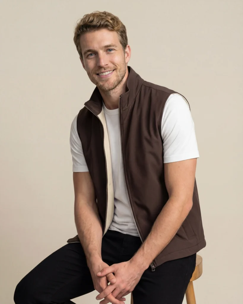Seasonal Gilet - Brown