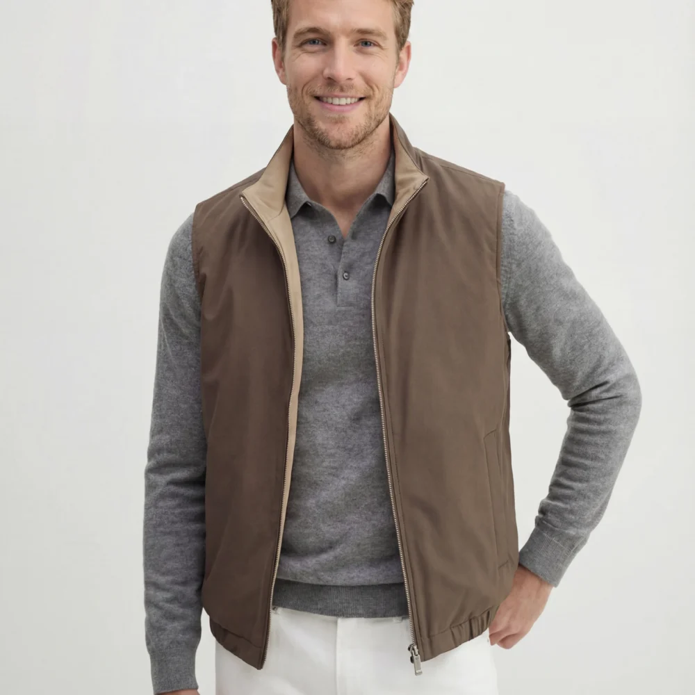 Lysebrun sæsongilet