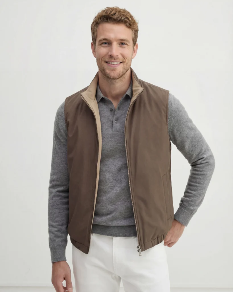 Lysebrun sæsongilet
