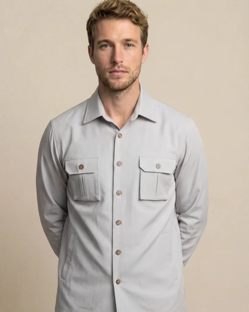 Off white Shirt Jacket