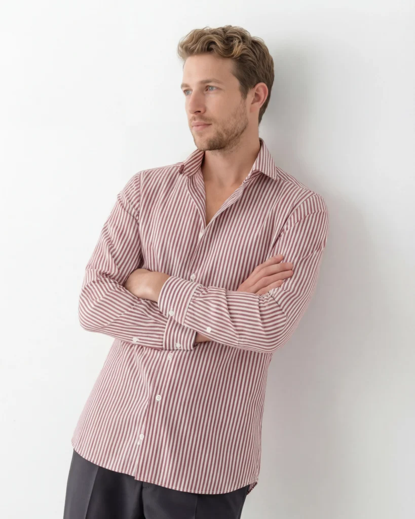 Skjorte - Rødstribet (3)