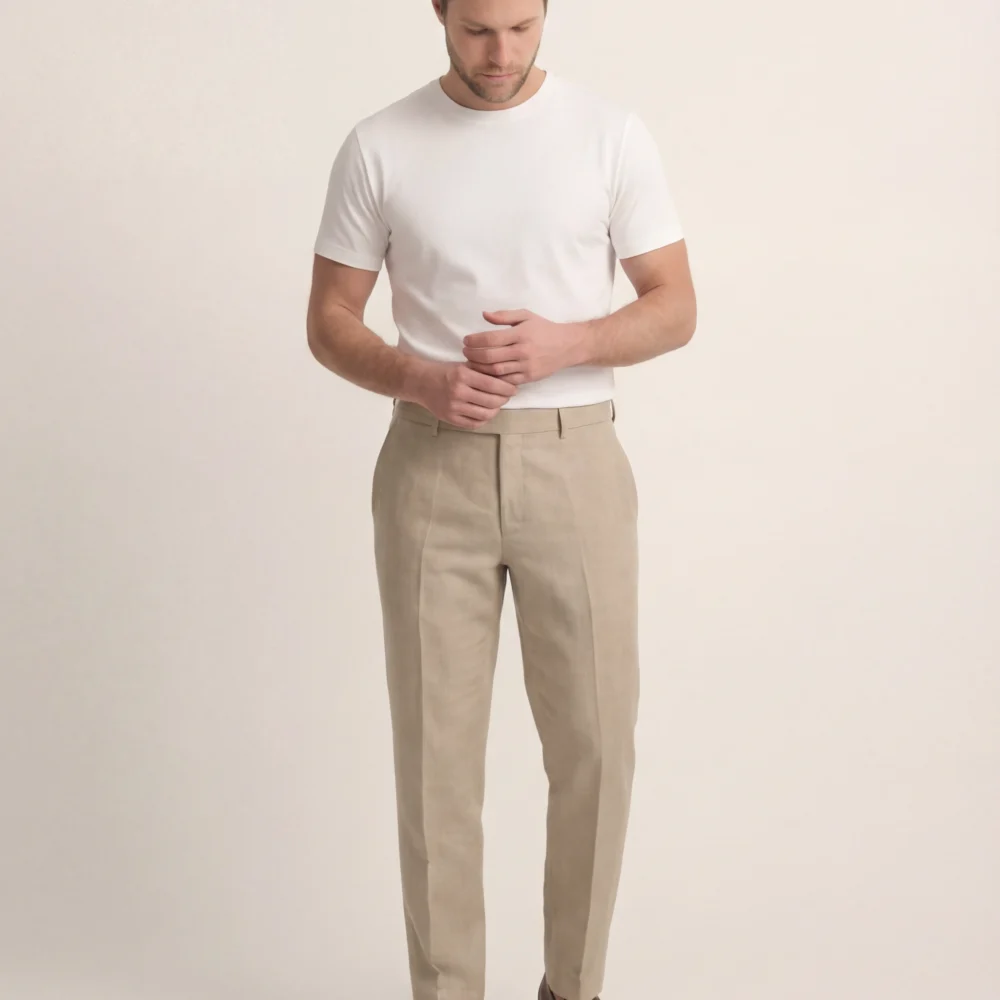 Hvid Bomulds-T-shirt