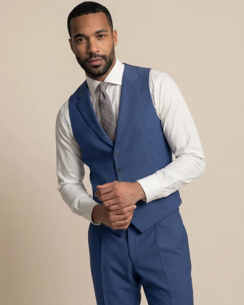 Waistcoat - Blue (1)