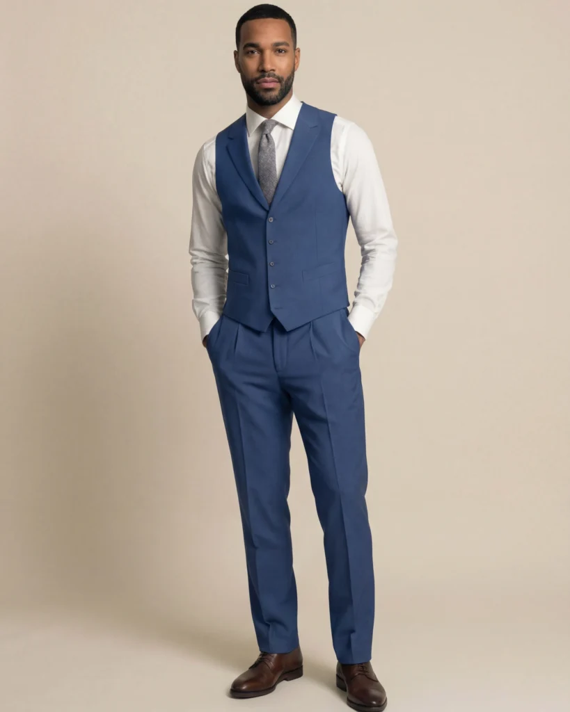 Waistcoat - Blue