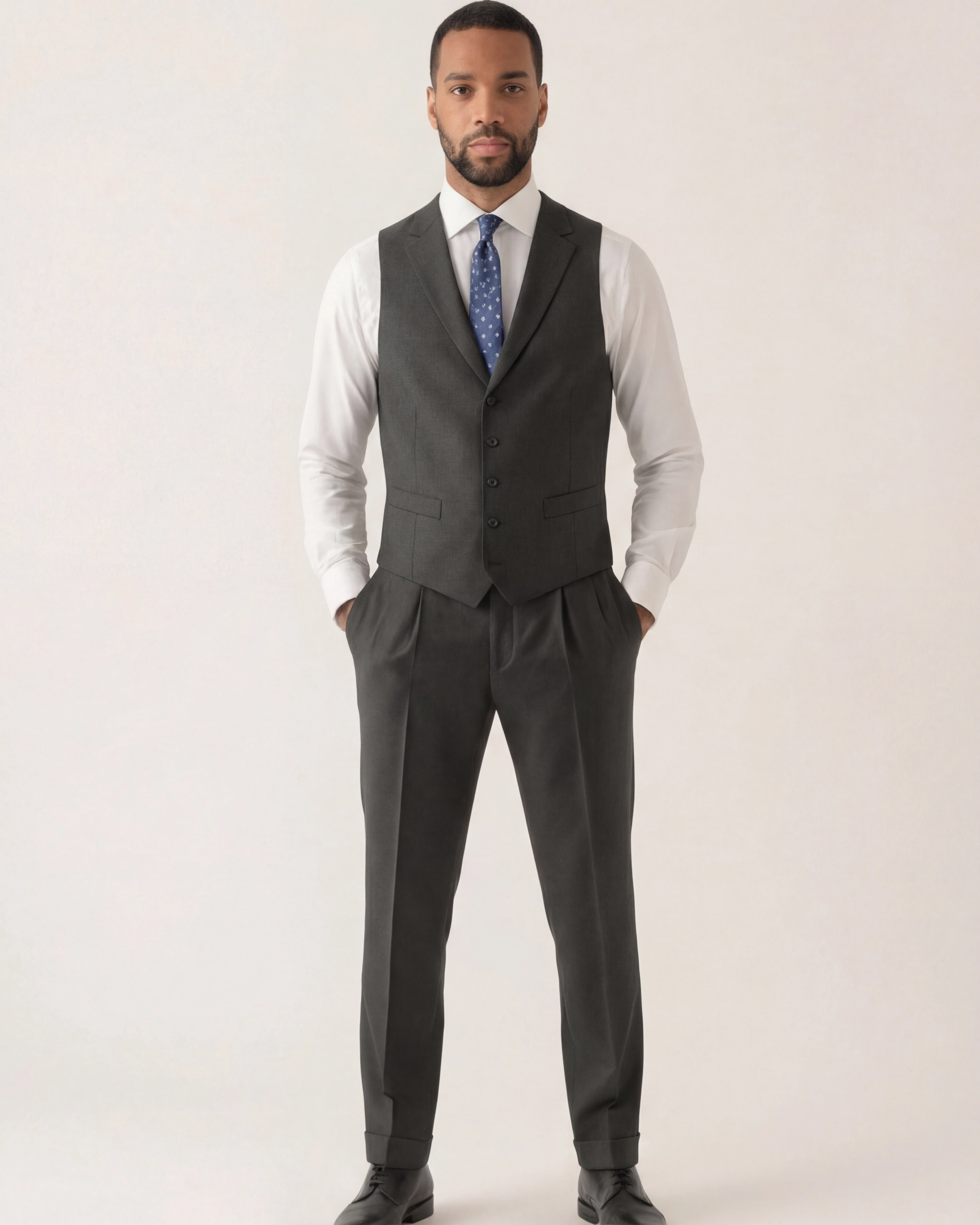 Deep Charcoal Waistcoat