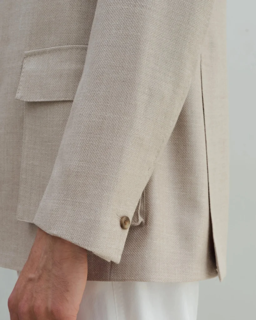 Beige mandarinjakke2