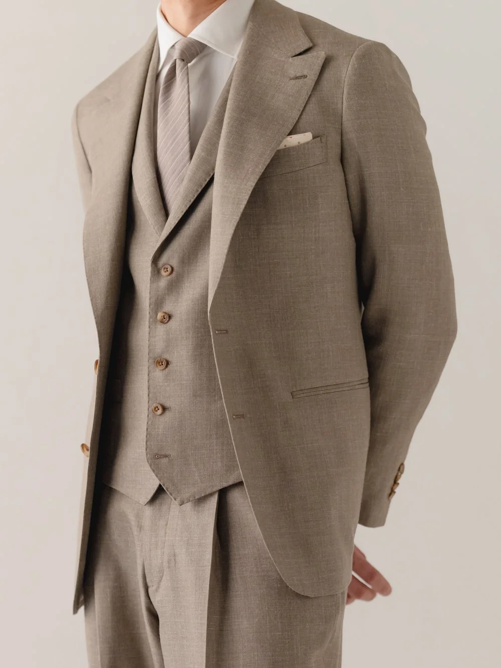 Jacket Undarted Half Canvas