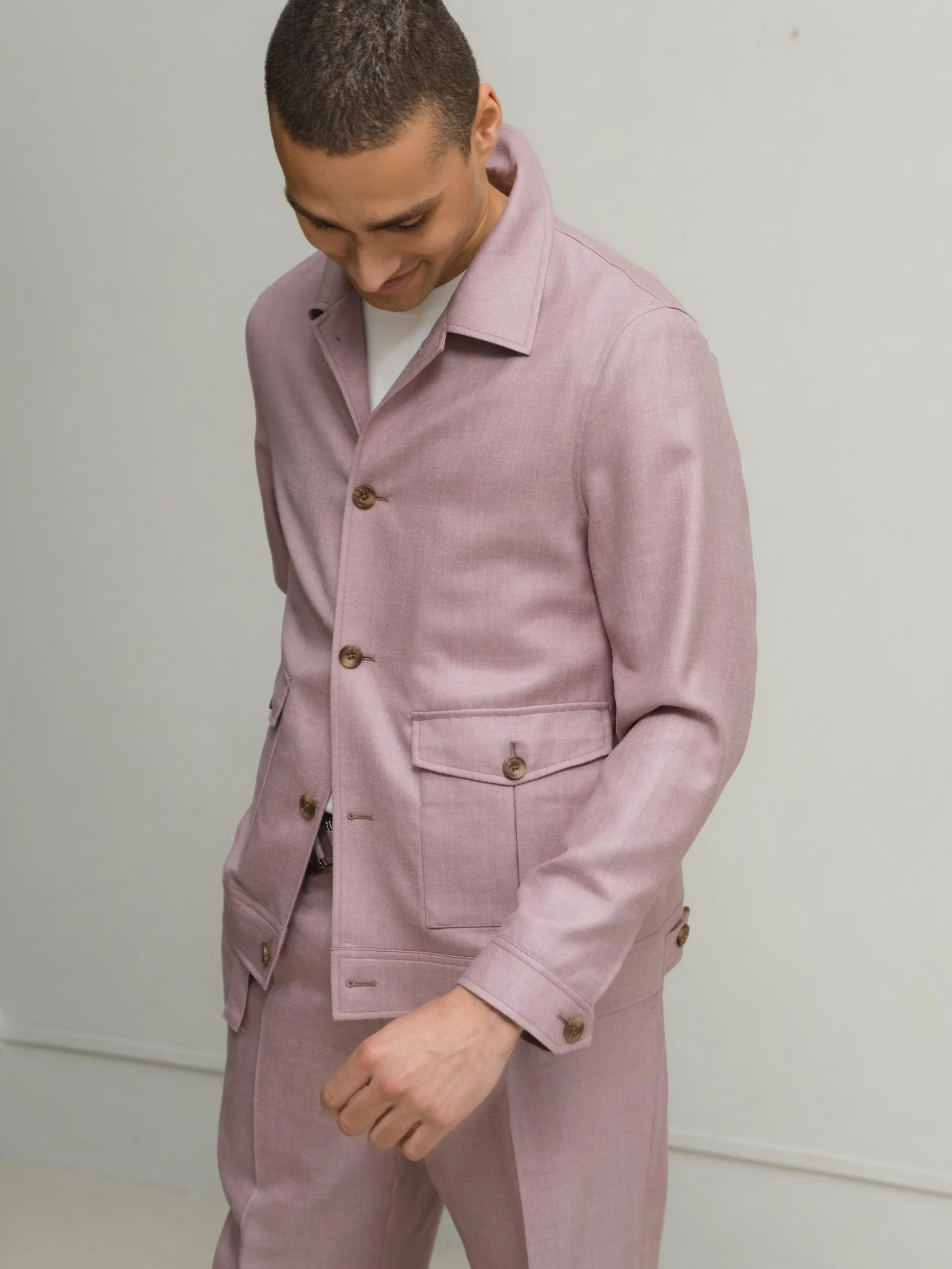 Paired with straight fit trousers.